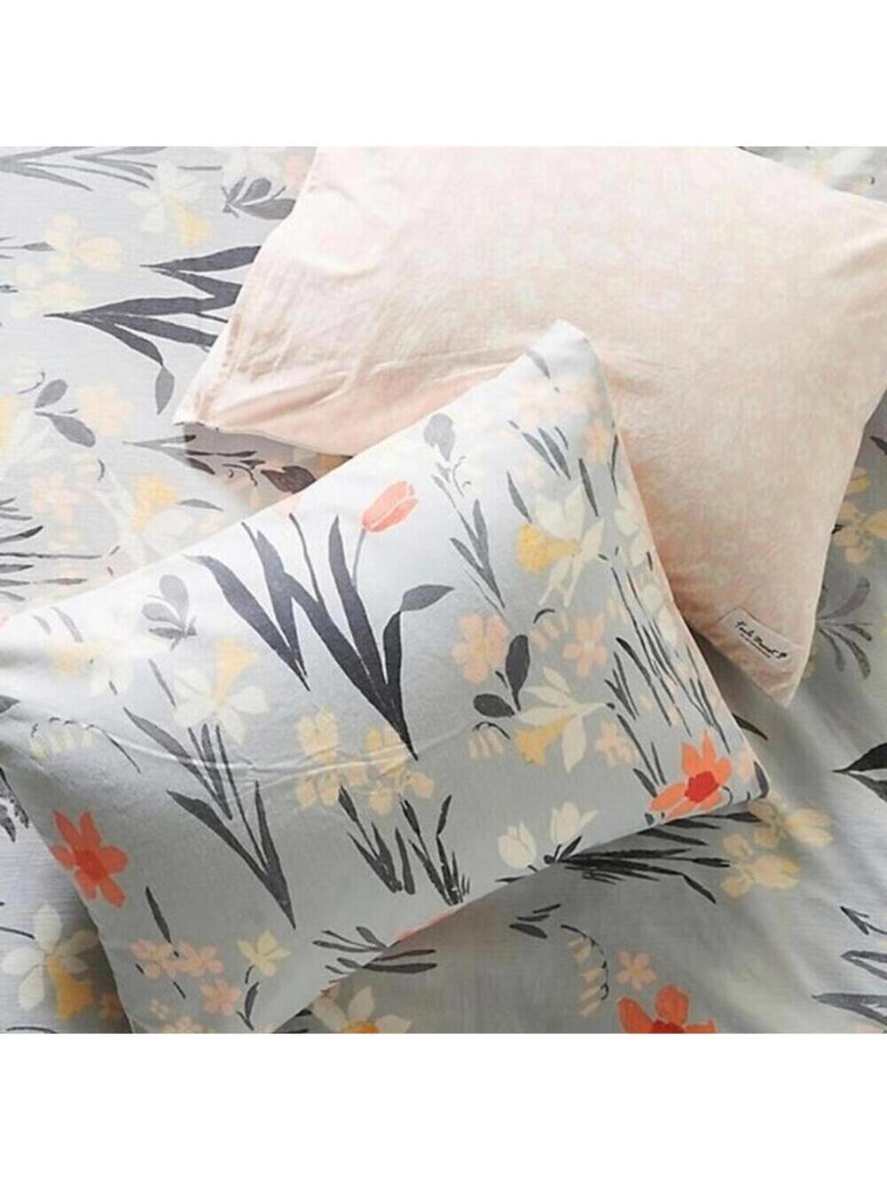 Anthropologie King Pillow Shams Paule Marrot Meadow Set of 2 NEW WITH TAGS